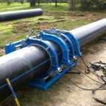 termofusion de tuberia pead lisa de 18"